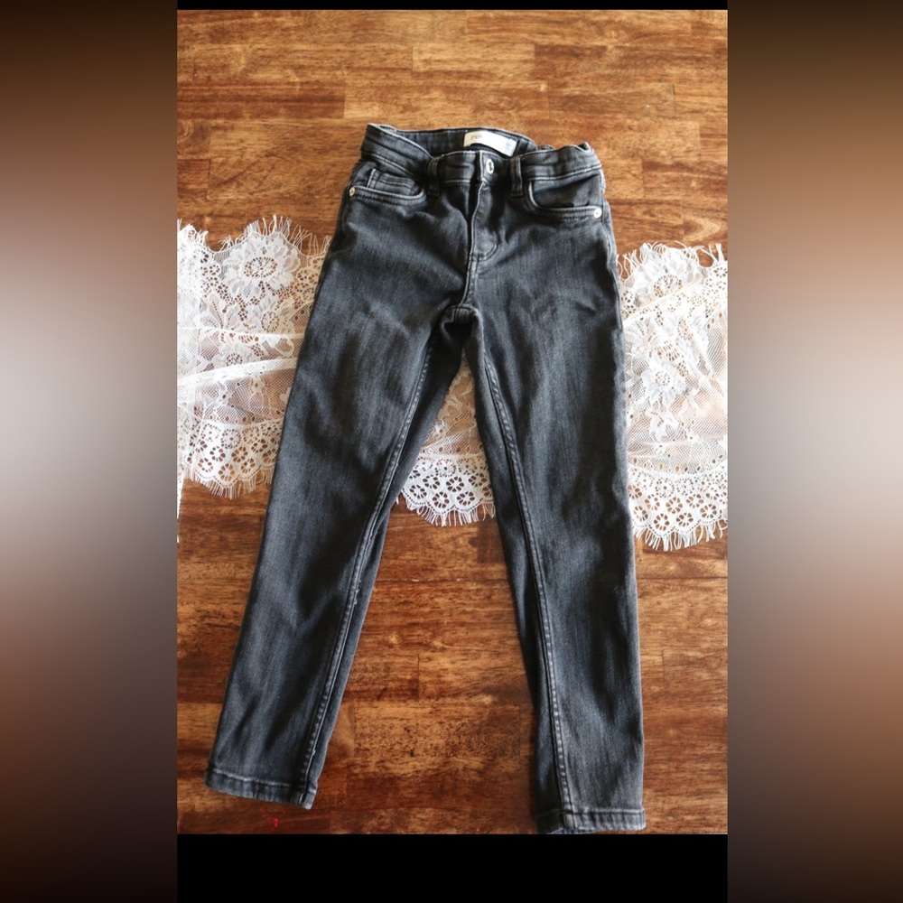 Zara Charcoal Black Jeans